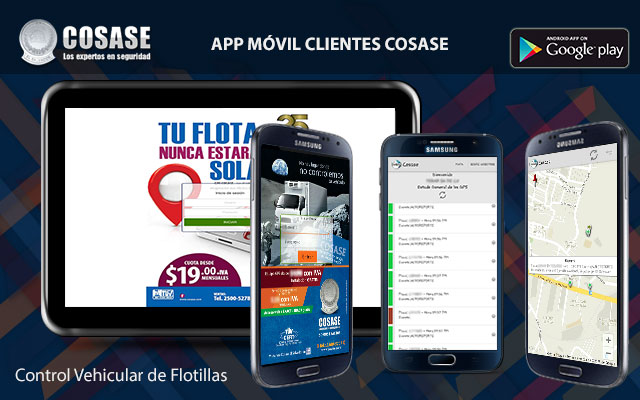 aplicación móvil clientes COSASE