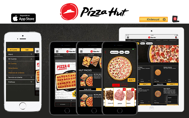 Aplicación Pizza Hut El Salvador